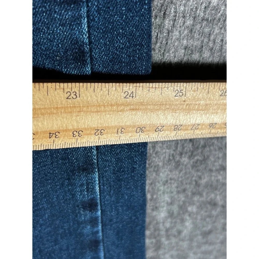 Hollister Bootcut Jeans Mens‎ 34x30 Dark Wash Denim Blue Fits 34x29